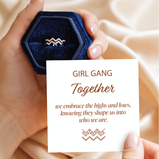 Girl Gang Friendship Highs and Lows Ring