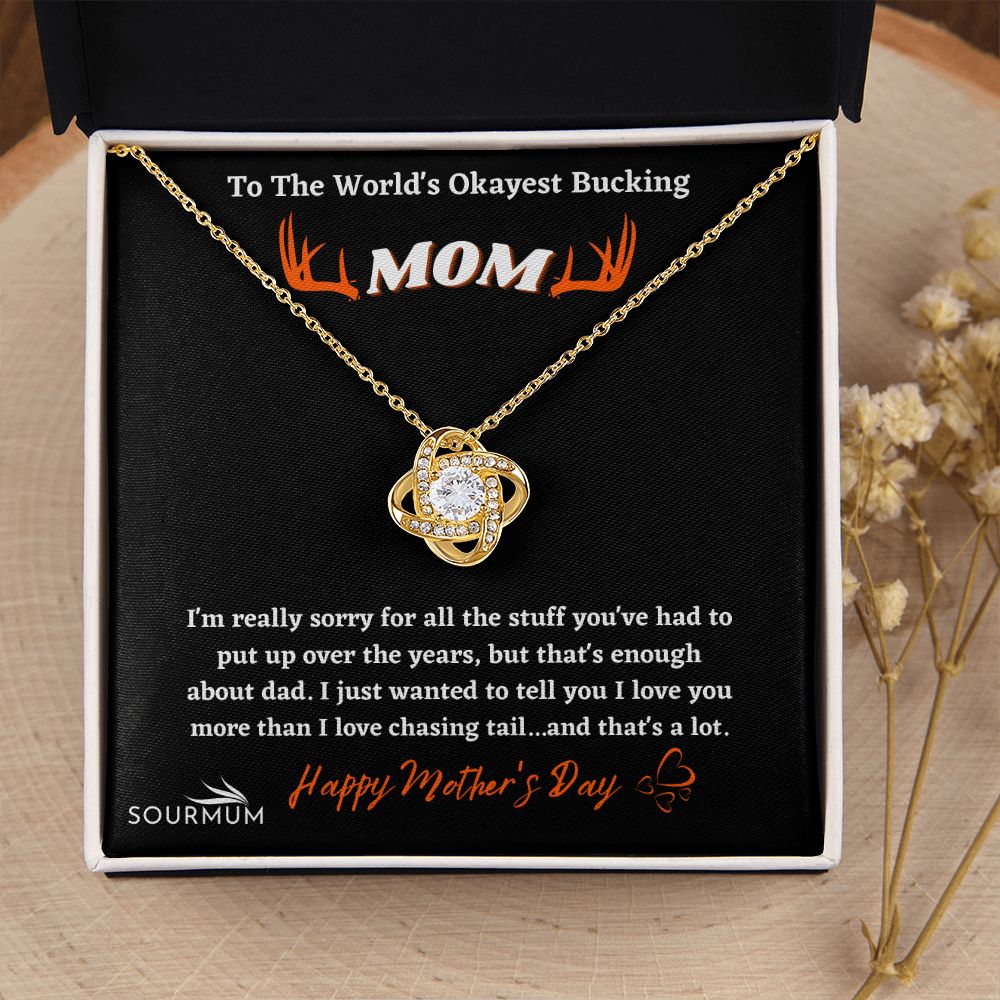 Hunting MOM /  Love Knot Necklace