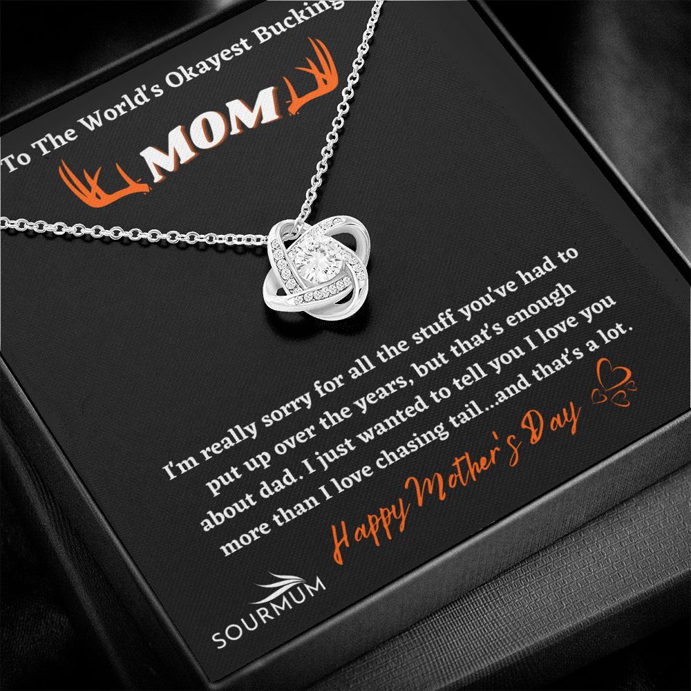 Hunting MOM /  Love Knot Necklace