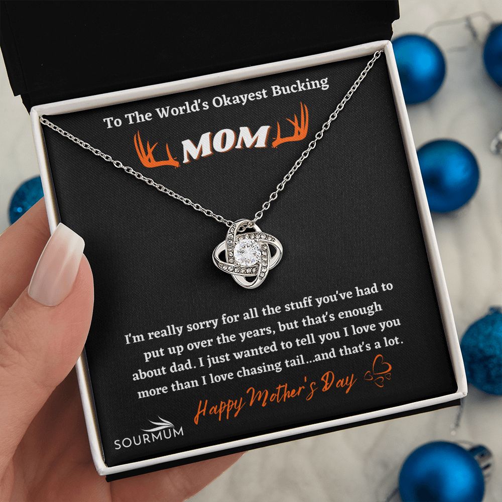 Hunting MOM /  Love Knot Necklace