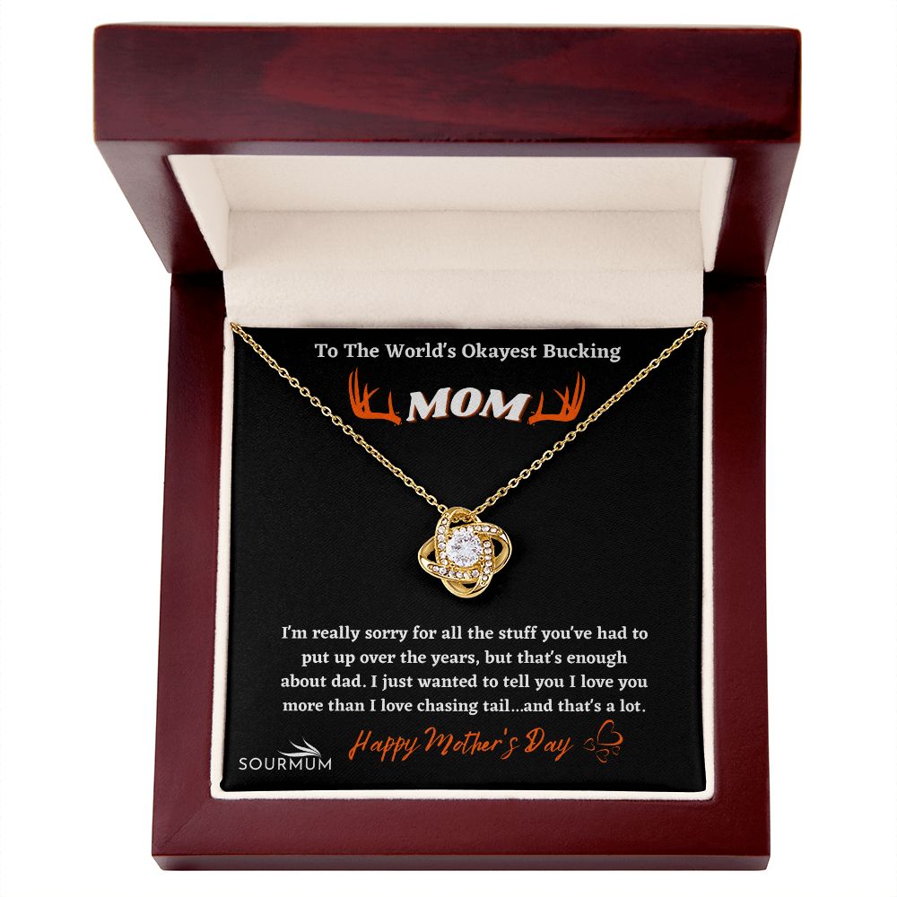 Hunting MOM /  Love Knot Necklace