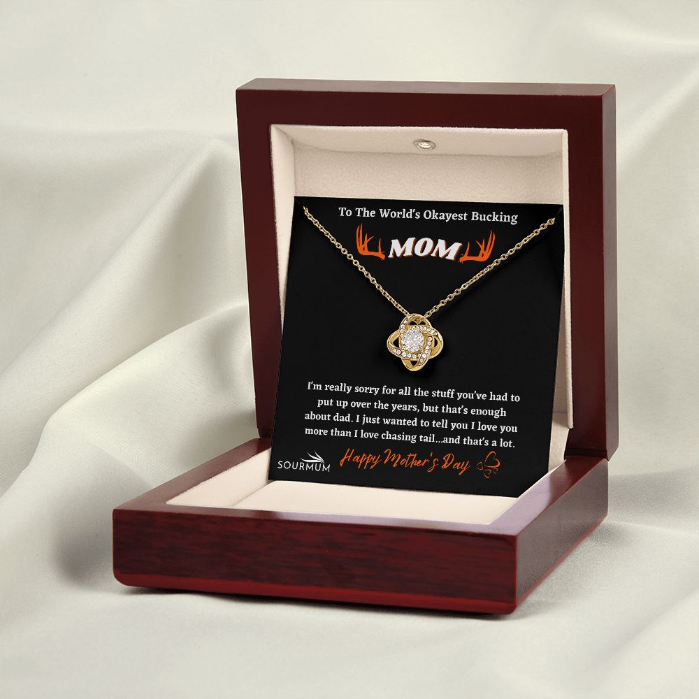 Hunting MOM /  Love Knot Necklace