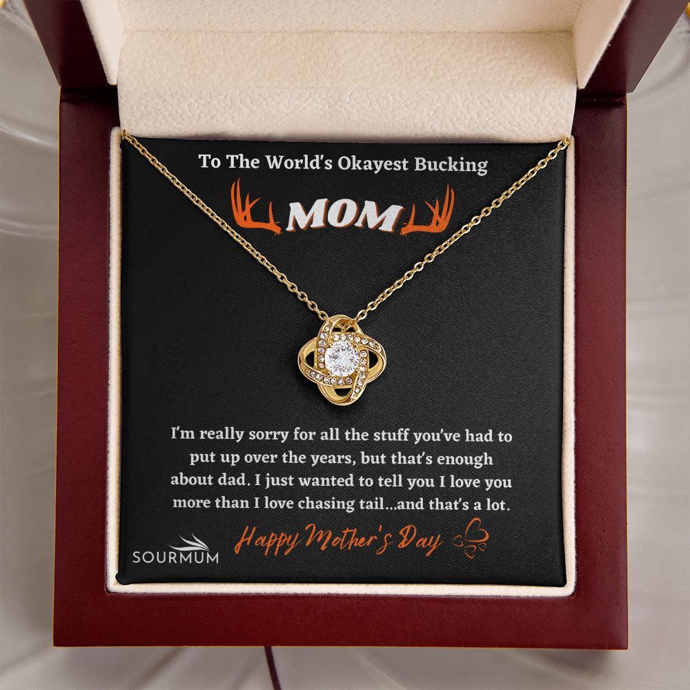 Hunting MOM /  Love Knot Necklace