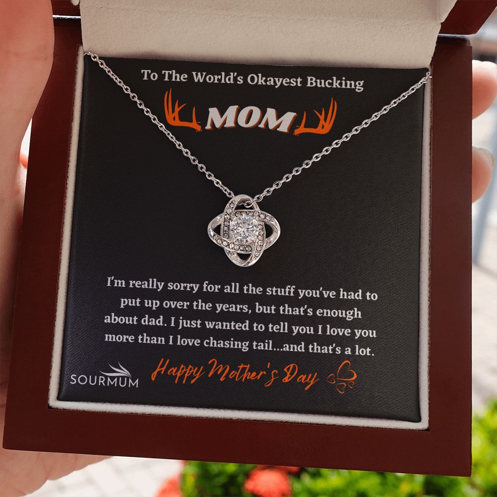 Hunting MOM /  Love Knot Necklace