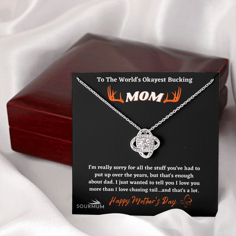 Hunting MOM /  Love Knot Necklace