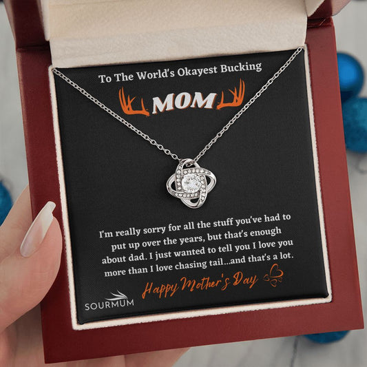 Hunting MOM /  Love Knot Necklace
