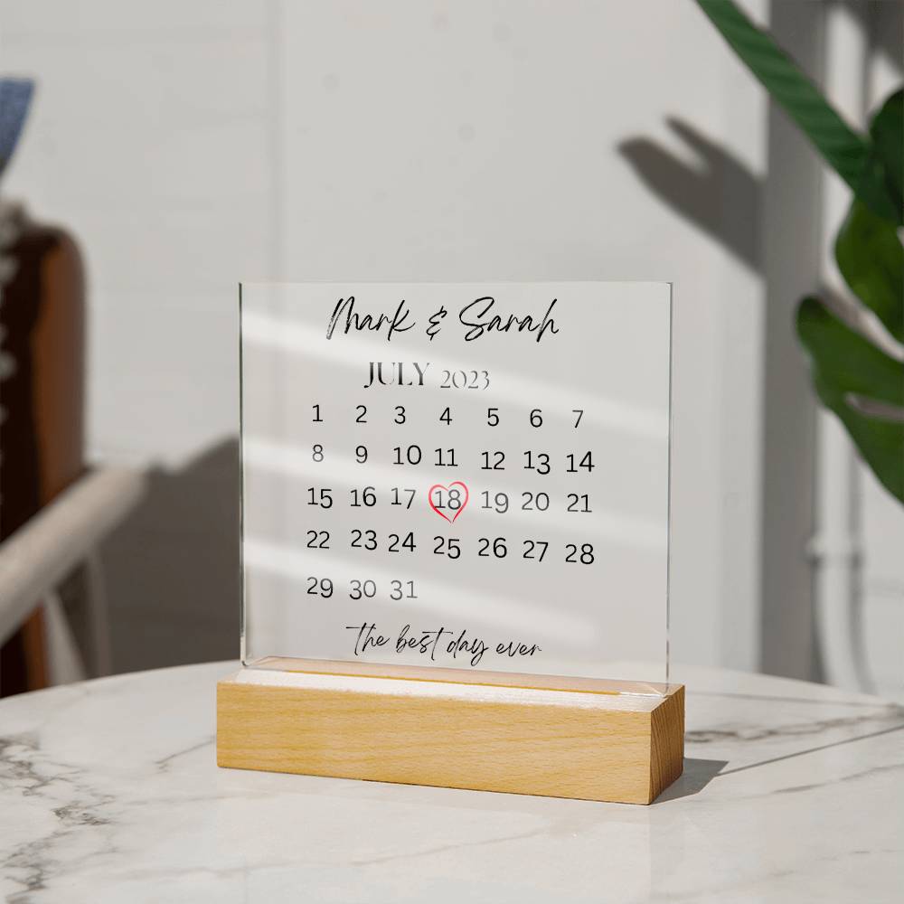 Best Day Ever / Acrylic Square Plaque