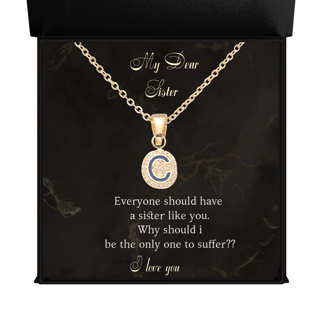I Love Your Name - Initial Letter Necklace