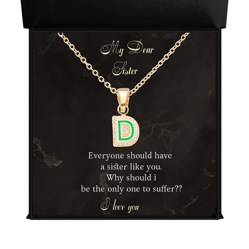 I Love Your Name - Initial Letter Necklace