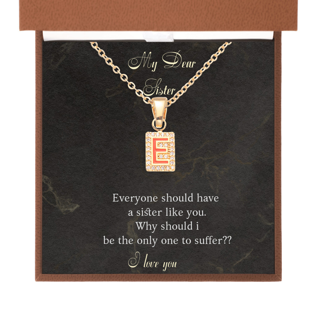 I Love Your Name - Initial Letter Necklace