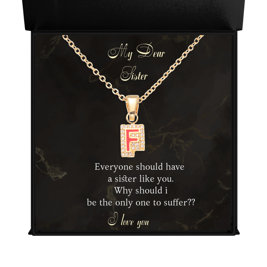 I Love Your Name - Initial Letter Necklace