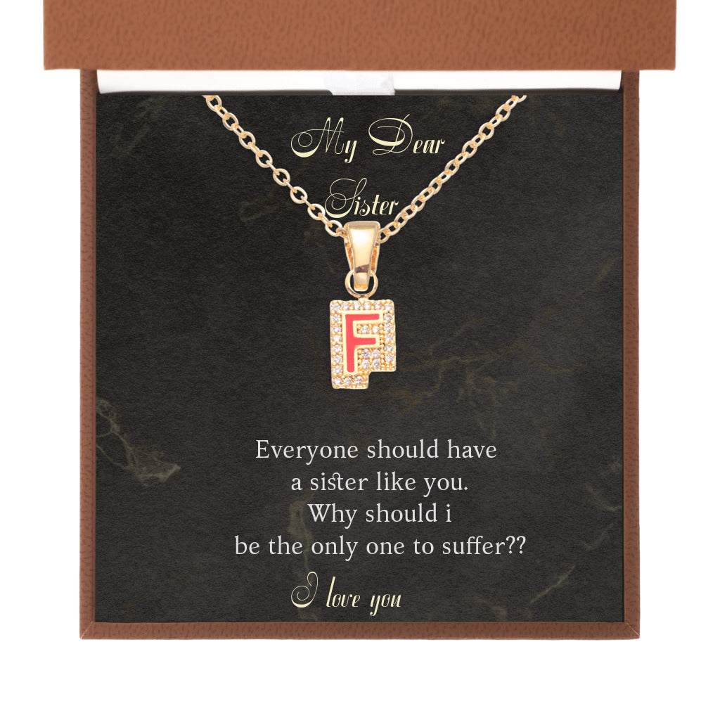 I Love Your Name - Initial Letter Necklace