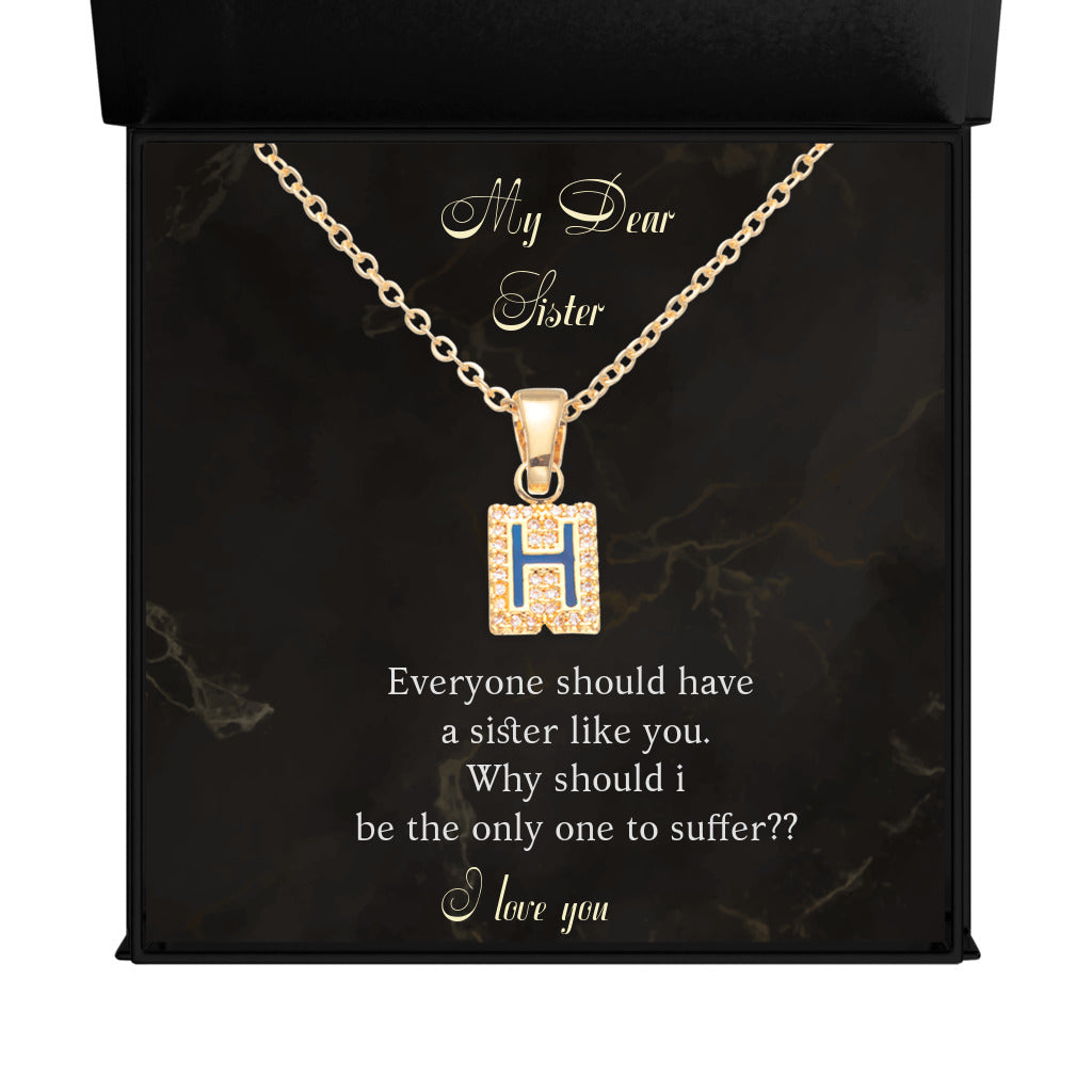 I Love Your Name - Initial Letter Necklace