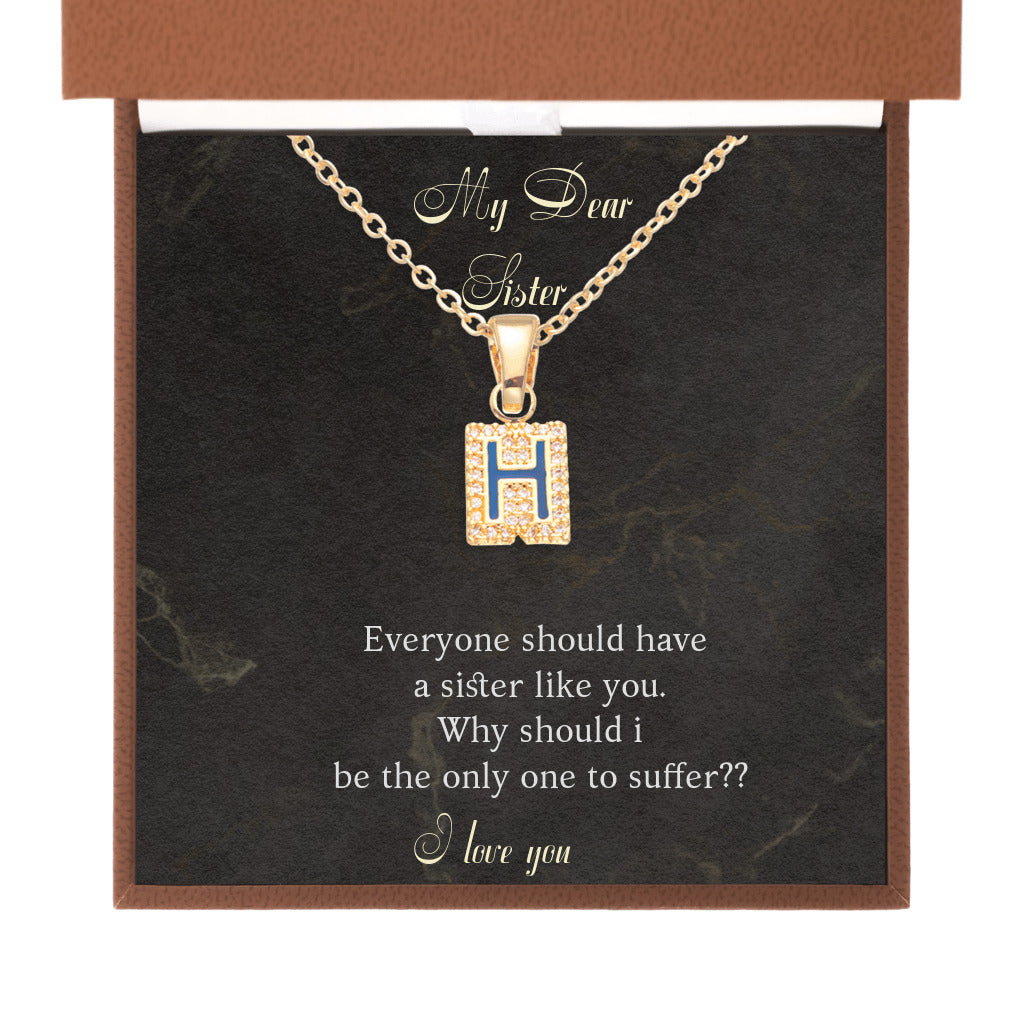 I Love Your Name - Initial Letter Necklace