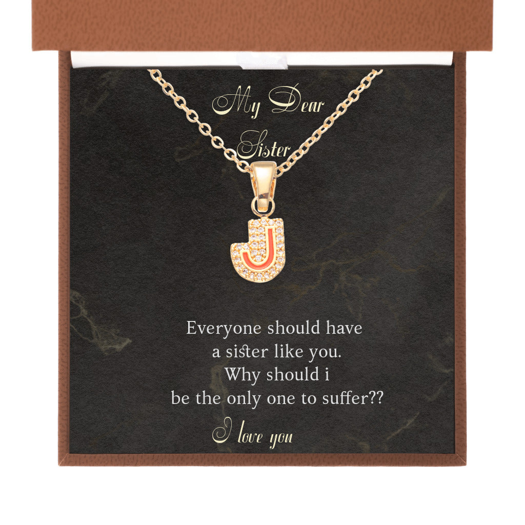 I Love Your Name - Initial Letter Necklace