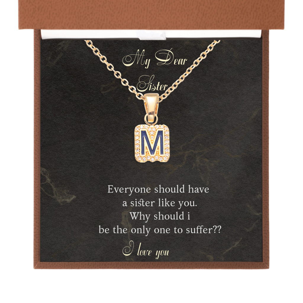 I Love Your Name - Initial Letter Necklace