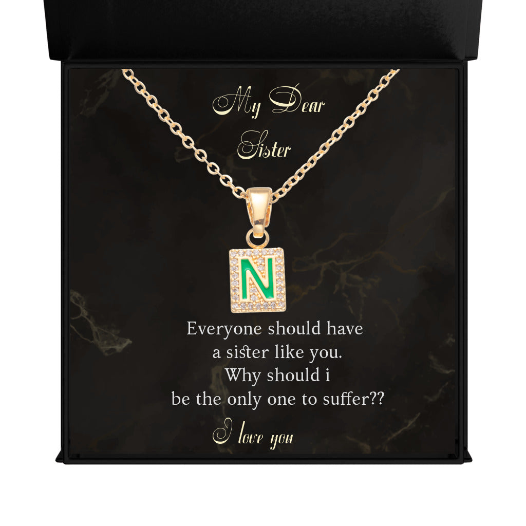 I Love Your Name - Initial Letter Necklace