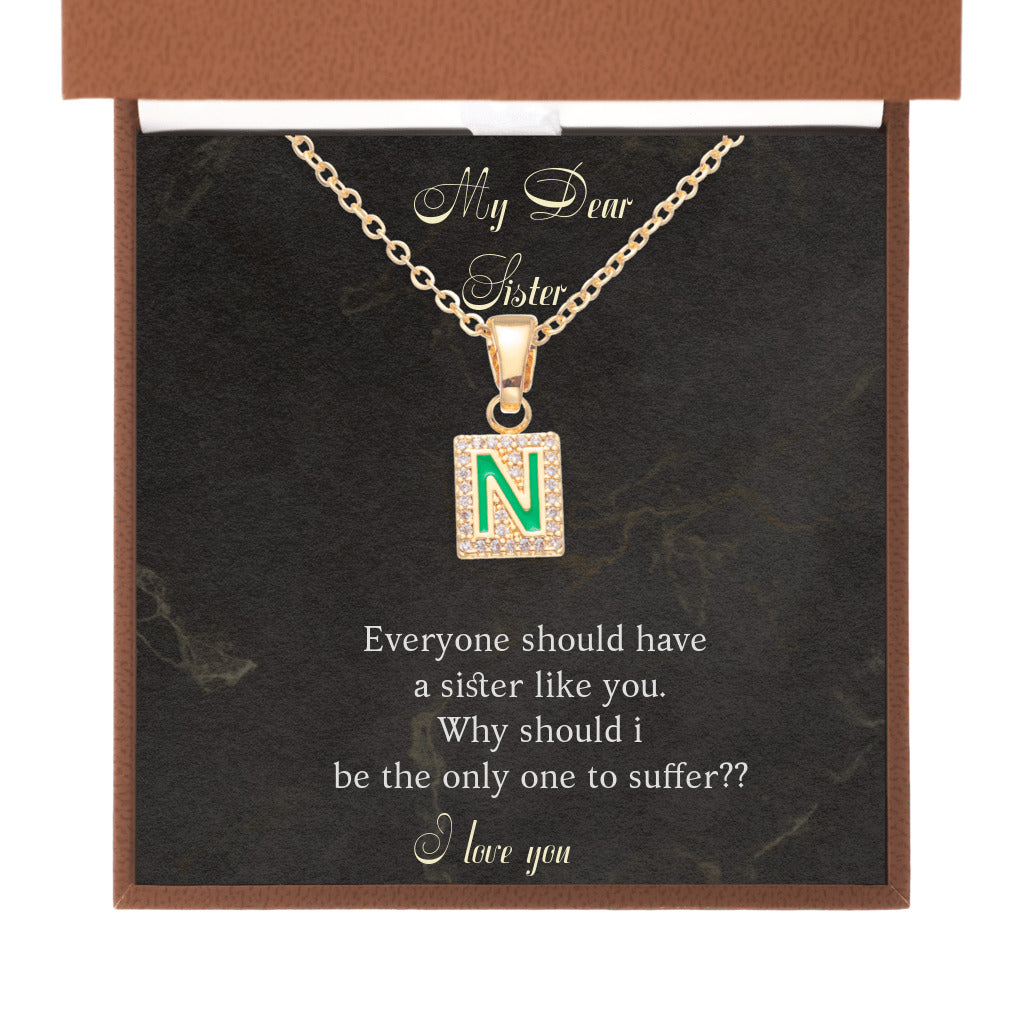 I Love Your Name - Initial Letter Necklace
