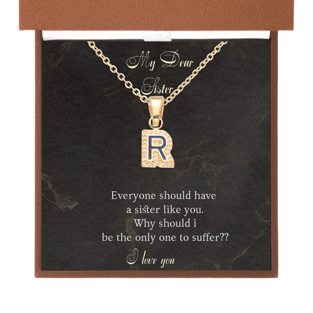 I Love Your Name - Initial Letter Necklace