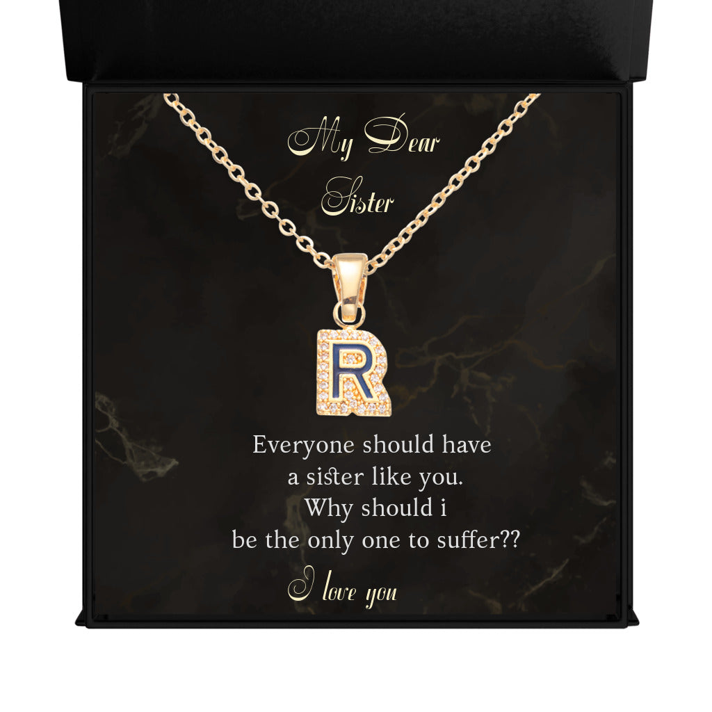 I Love Your Name - Initial Letter Necklace