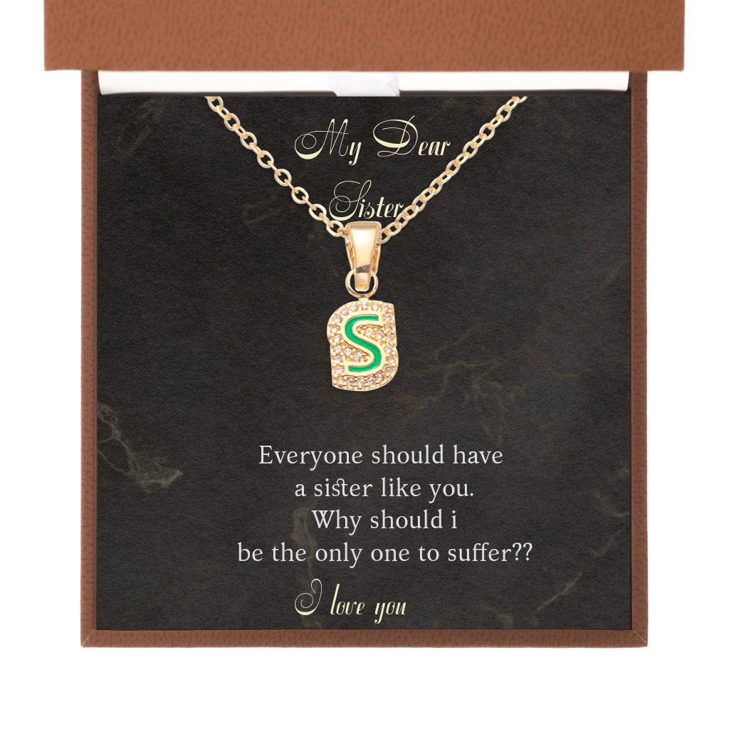 I Love Your Name - Initial Letter Necklace