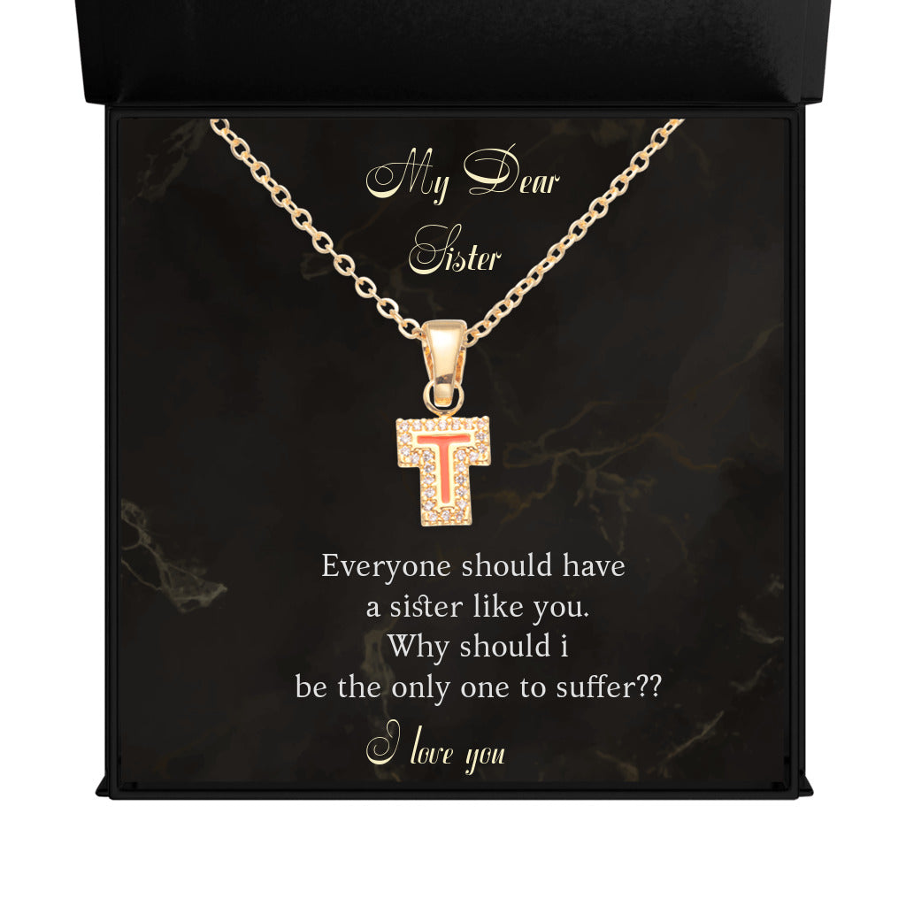 I Love Your Name - Initial Letter Necklace